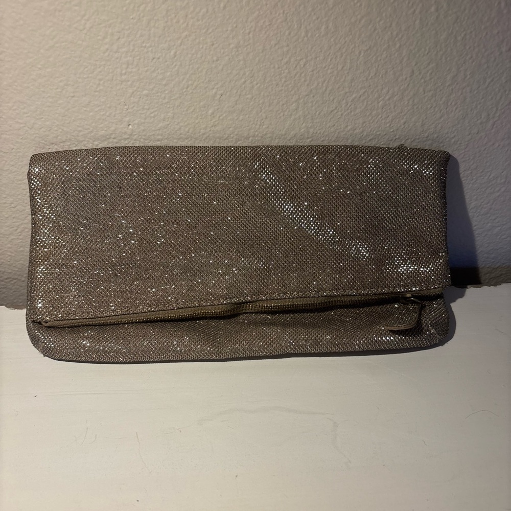 Elegant Silver Clutch Bag